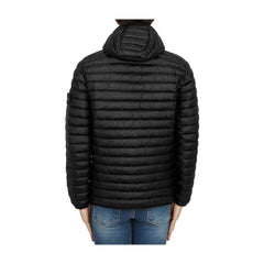 Chaqueta de nailon negra de Stone Island