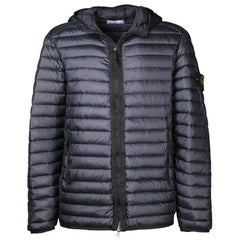 Chaqueta de nailon azul de Stone Island