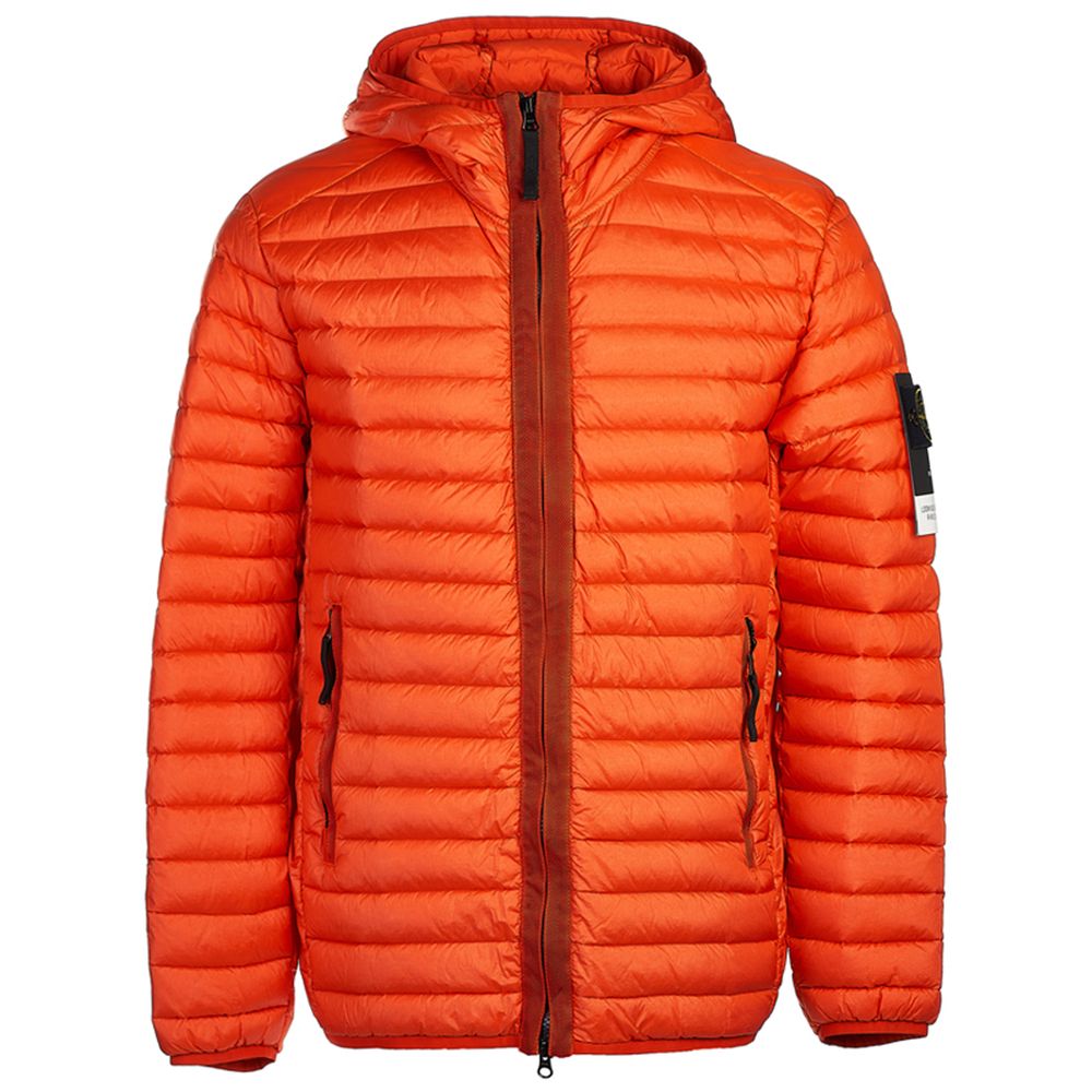 Chaqueta de nailon naranja de Stone Island