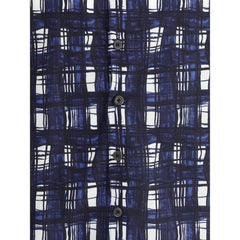 Camisa con estampado de cuadros Madras de Prada