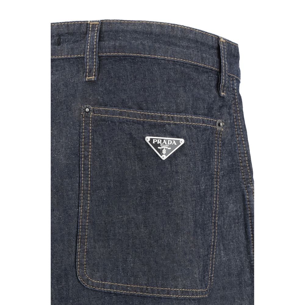 Pantalones holgados de Prada