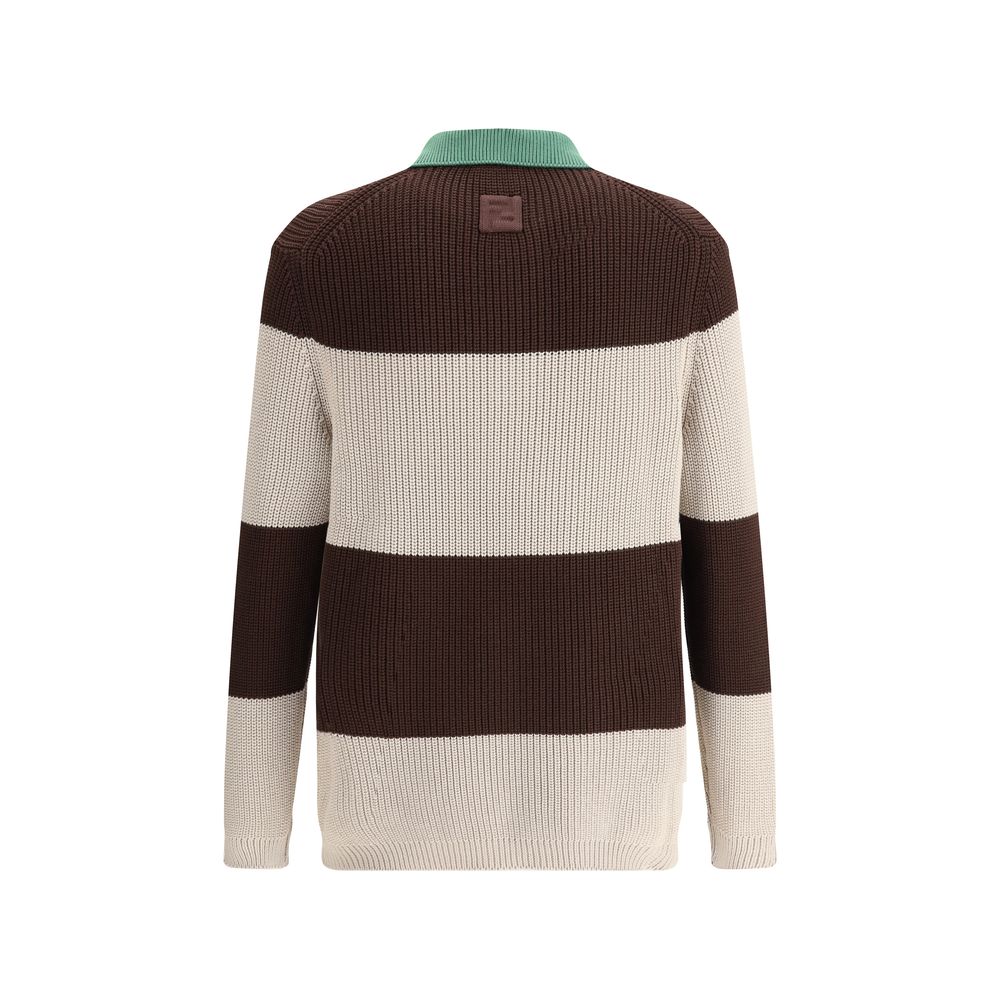 Suéter de canalé Fendi