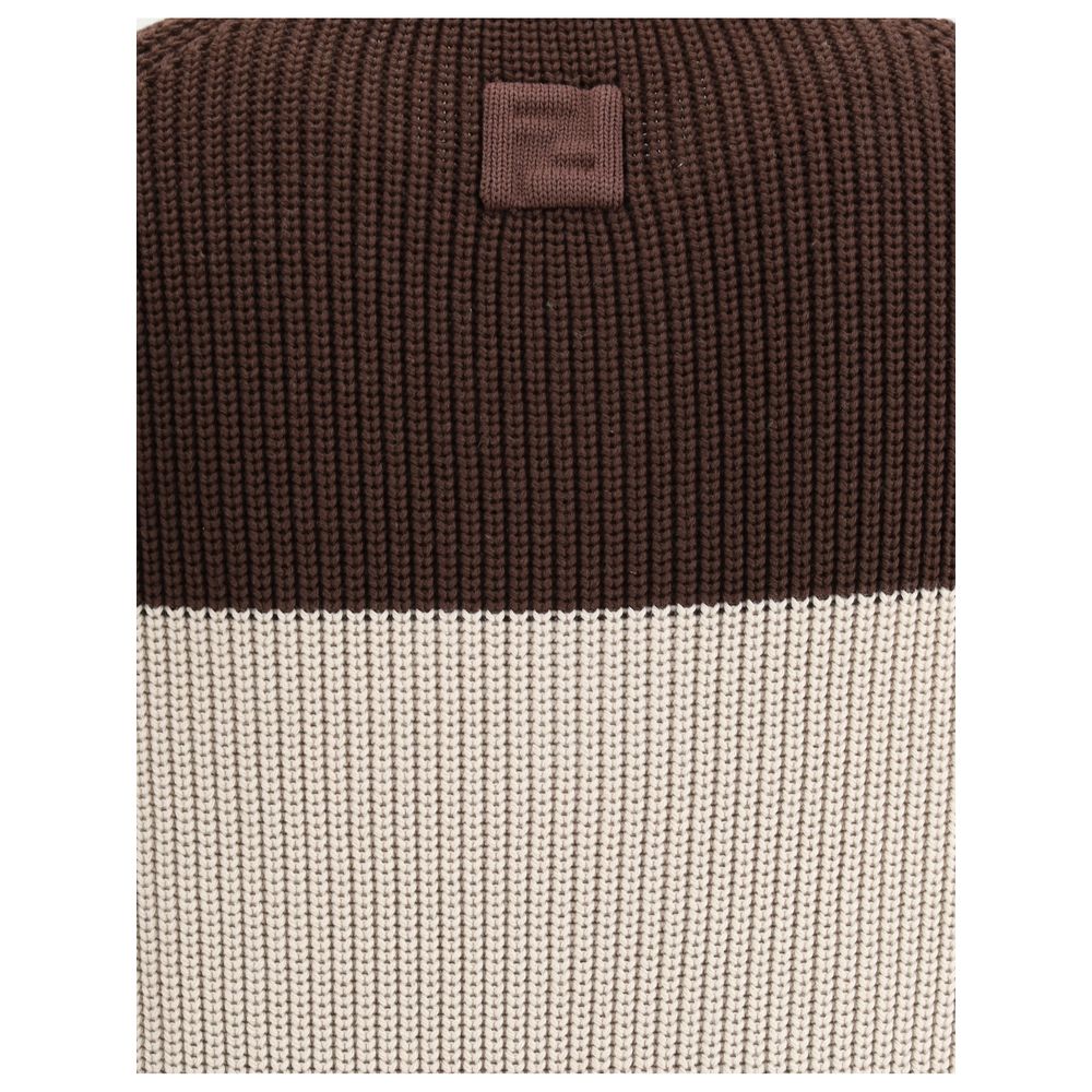 Suéter de canalé Fendi