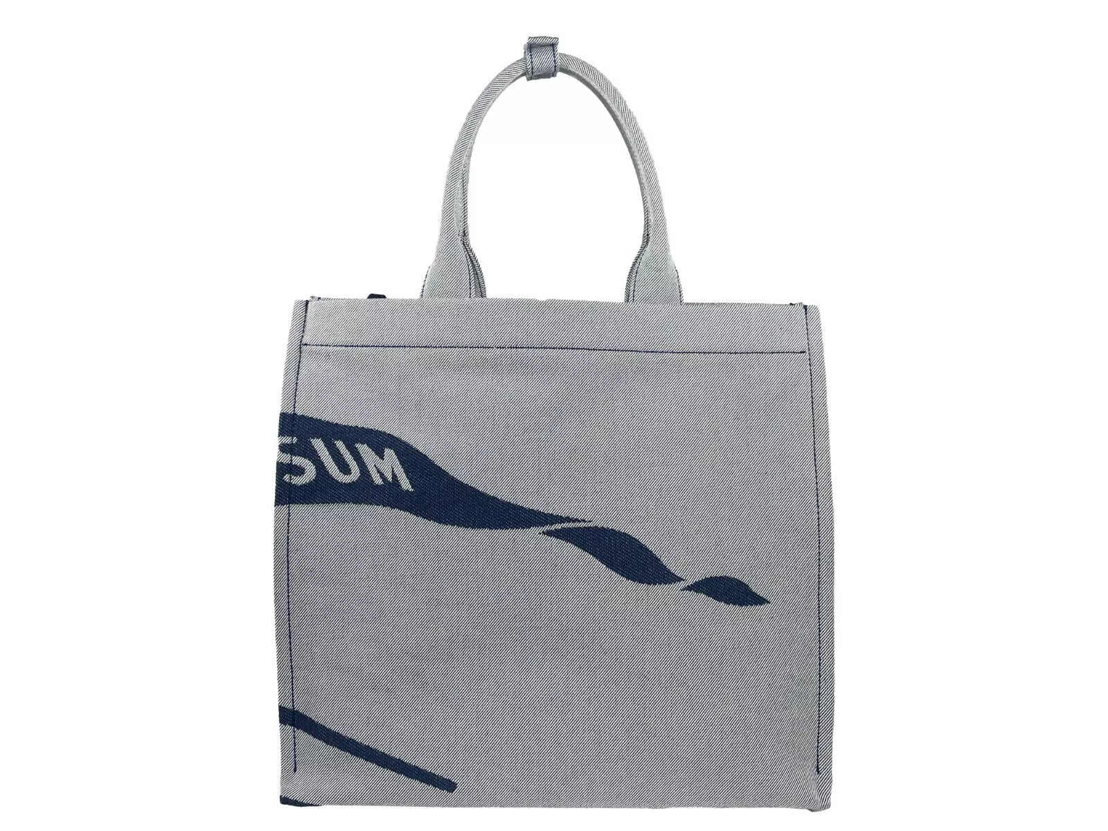 Bolso tote Burberry de lona azul marino EKD con monedero