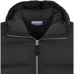 Chaqueta de nailon negra de Stone Island