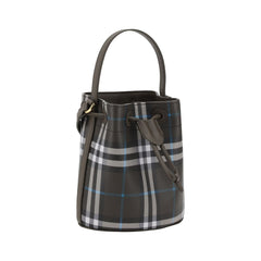 Bolso tipo cubo con cuadros Archivio de Burberry