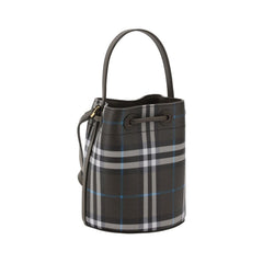 Bolso tipo cubo con cuadros Archivio de Burberry