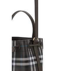 Bolso tipo cubo con cuadros Archivio de Burberry