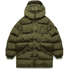 Chaqueta de nailon verde de Stone Island