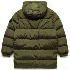 Chaqueta de nailon verde de Stone Island