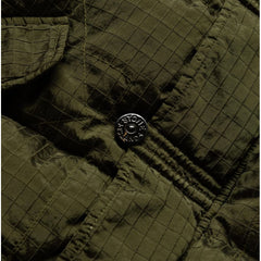 Chaqueta de nailon verde de Stone Island