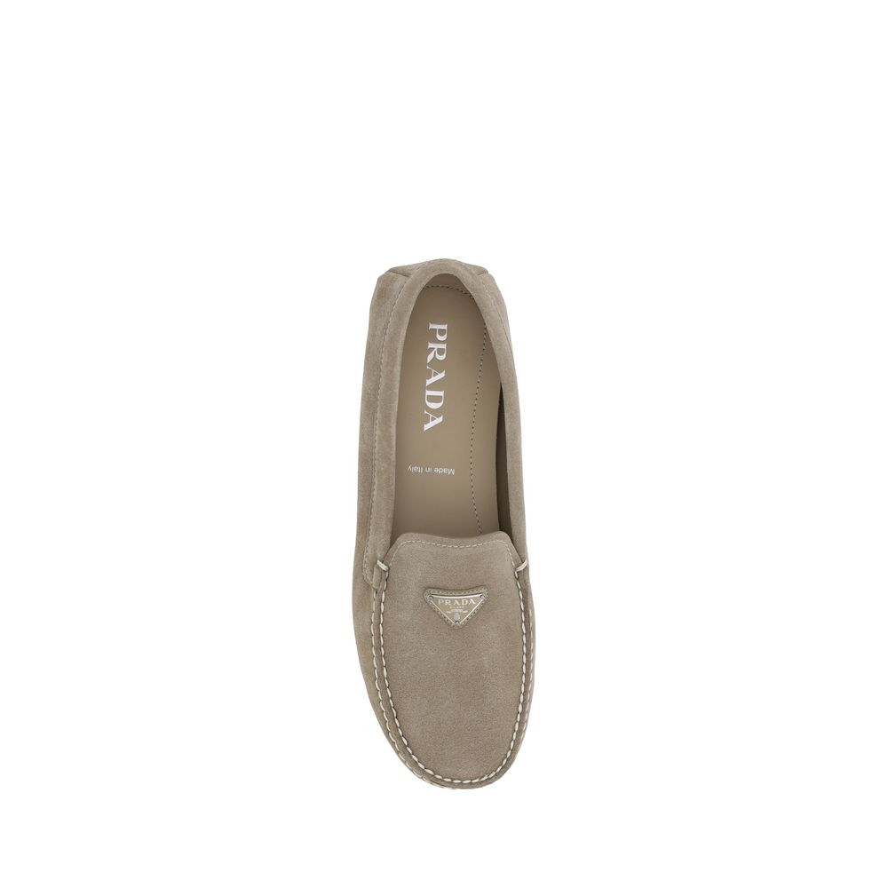 Mocasines de gamuza Prada