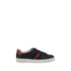 Zapatillas deportivas de cuero negro Gucci