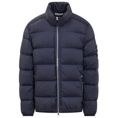 Chaqueta de nailon azul de Stone Island