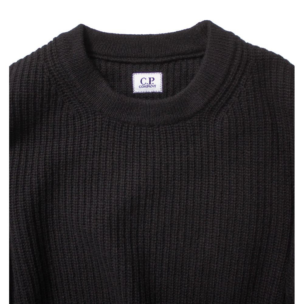 Suéter de lana negro para hombre de CP Company