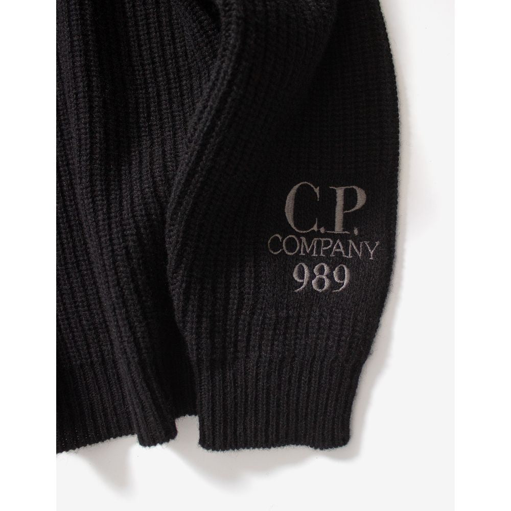 Suéter de lana negro para hombre de CP Company