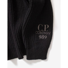 Suéter de lana negro para hombre de CP Company