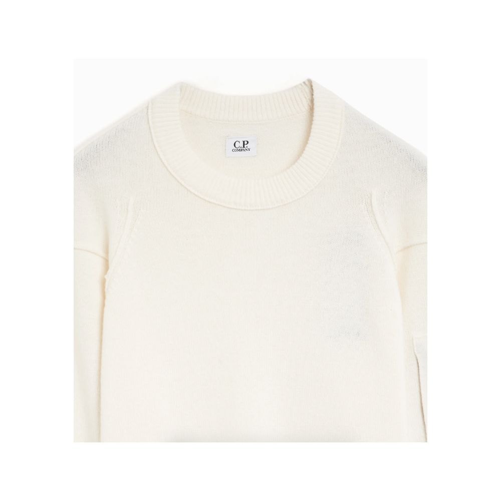 Suéter de lana blanco de CP Company