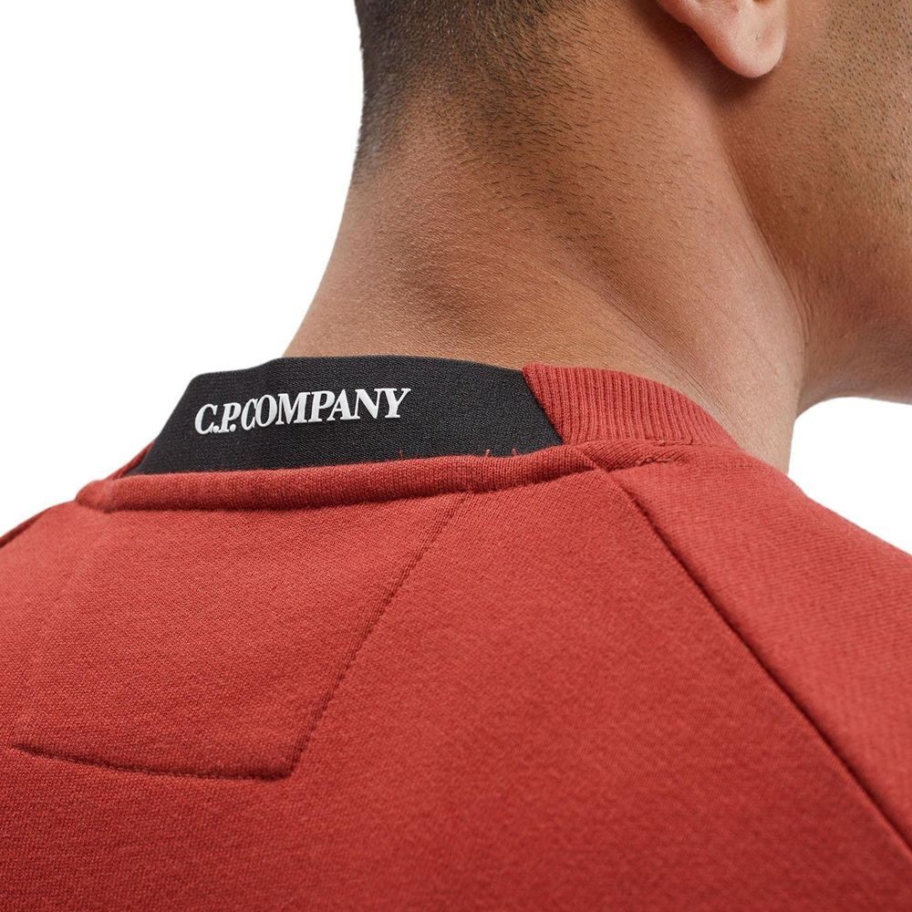 Suéter de algodón rojo de CP Company