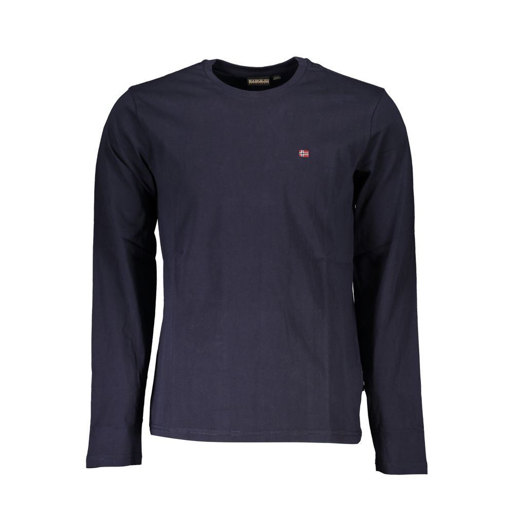 Camiseta de algodón azul Napapijri