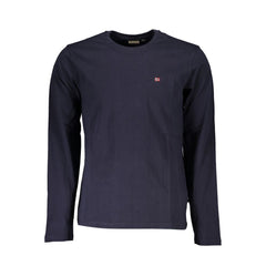 Camiseta de algodón azul Napapijri