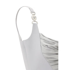 Vestido mini drapeado de Versace
