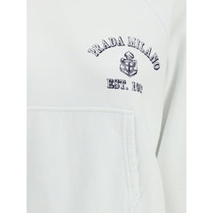 Sudadera con capucha de algodón Prada