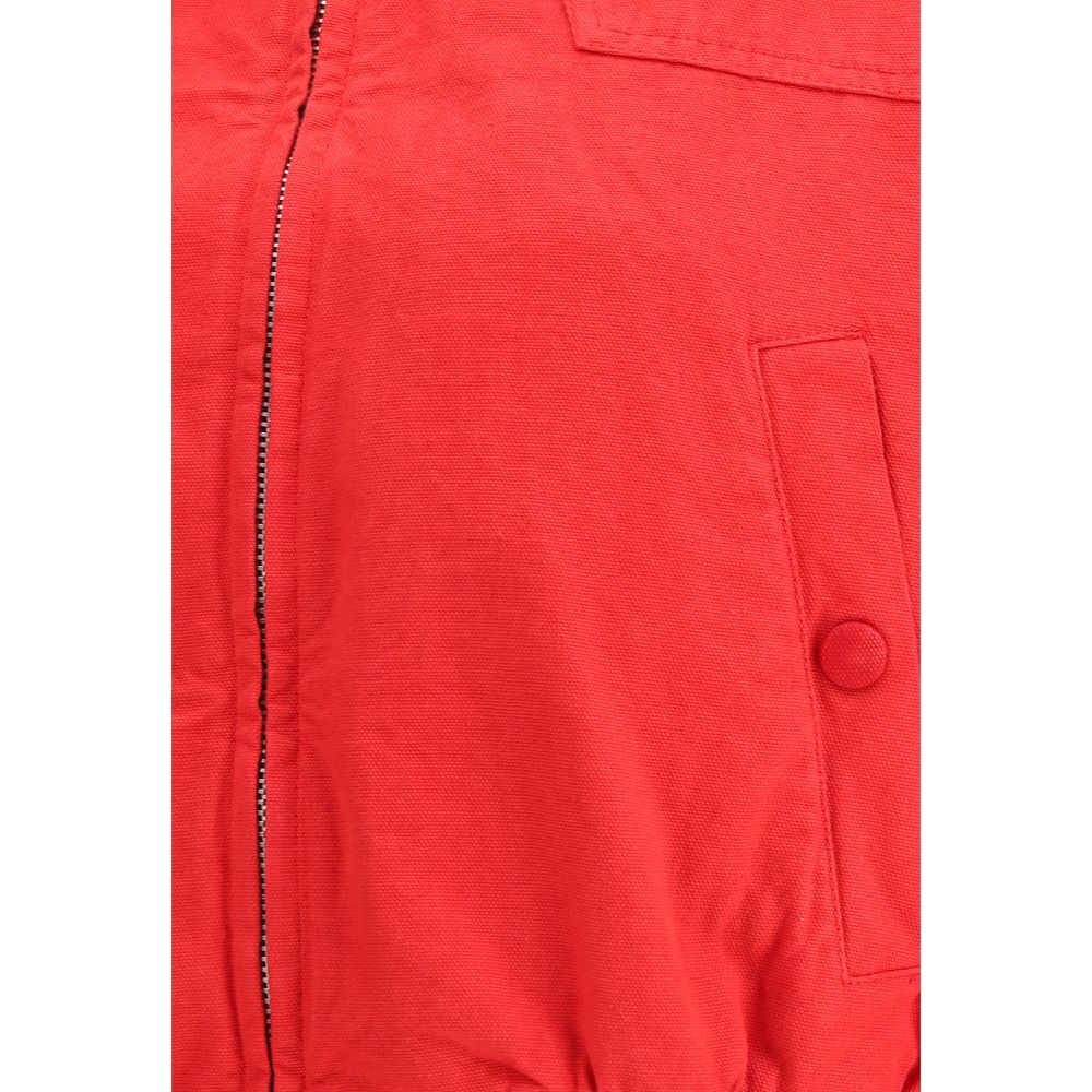 Chaqueta Prada con logotipo recortado