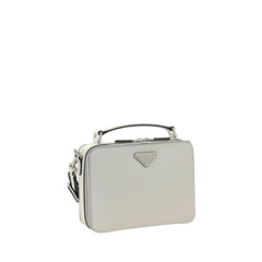 Bolso de hombro de cuero Prada