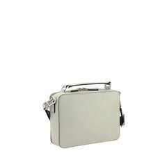 Bolso de hombro de cuero Prada
