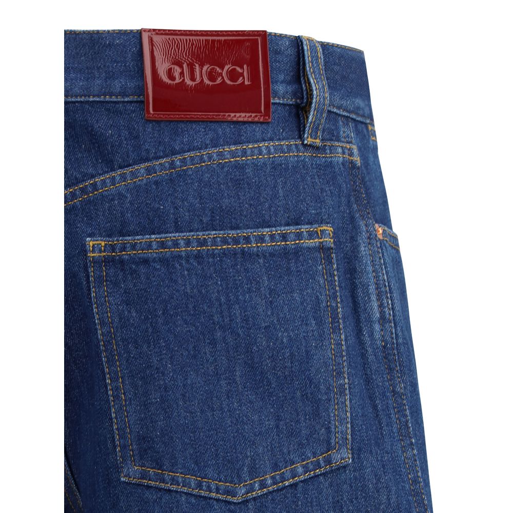 Vaqueros de pierna ancha Gucci