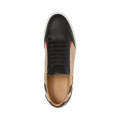 Zapatillas Burberry New Salmond de piel negra