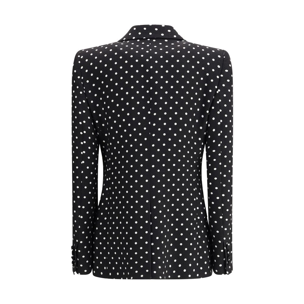 Blazer de un solo pecho con lunares de Valentino