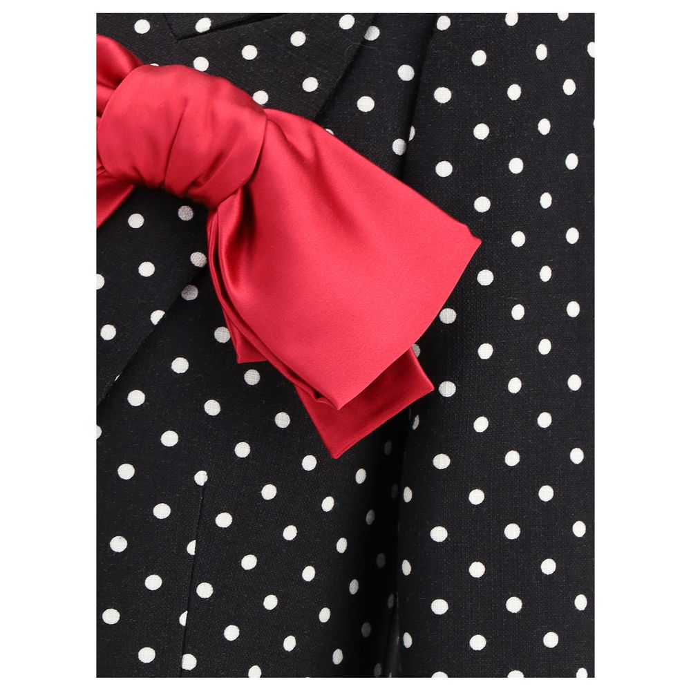 Blazer de un solo pecho con lunares de Valentino