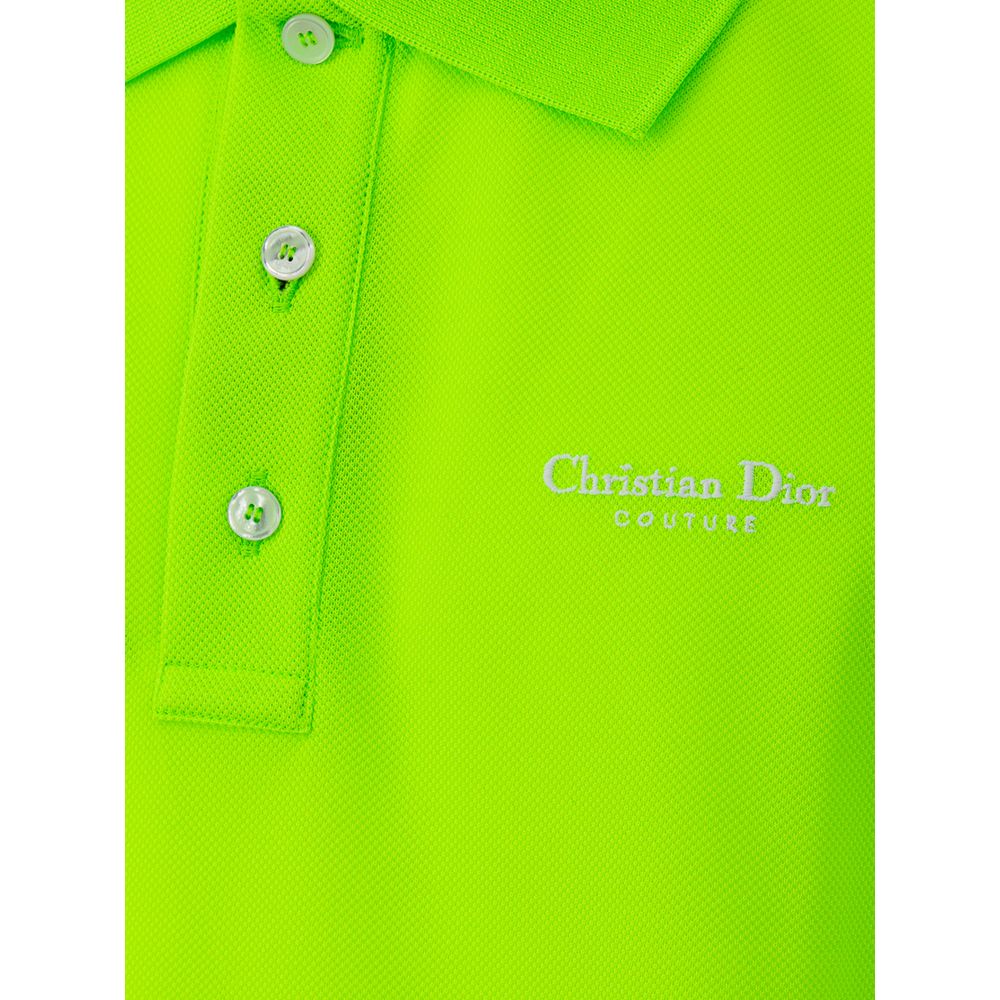 Polo de algodón verde Dior