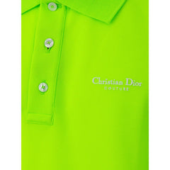 Polo de algodón verde Dior