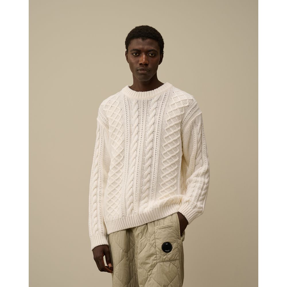 Suéter de lana blanco de CP Company