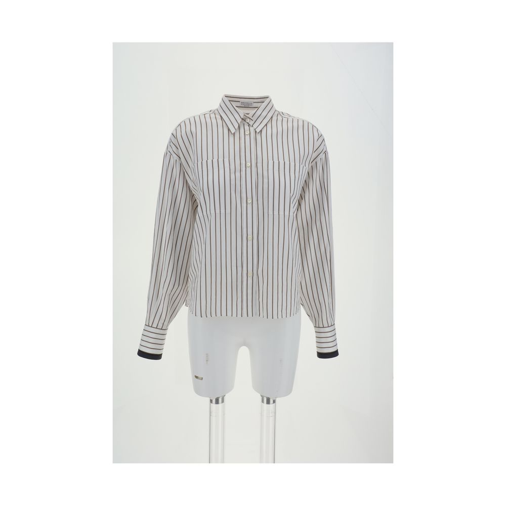 Camisa a rayas Brunello Cucinelli