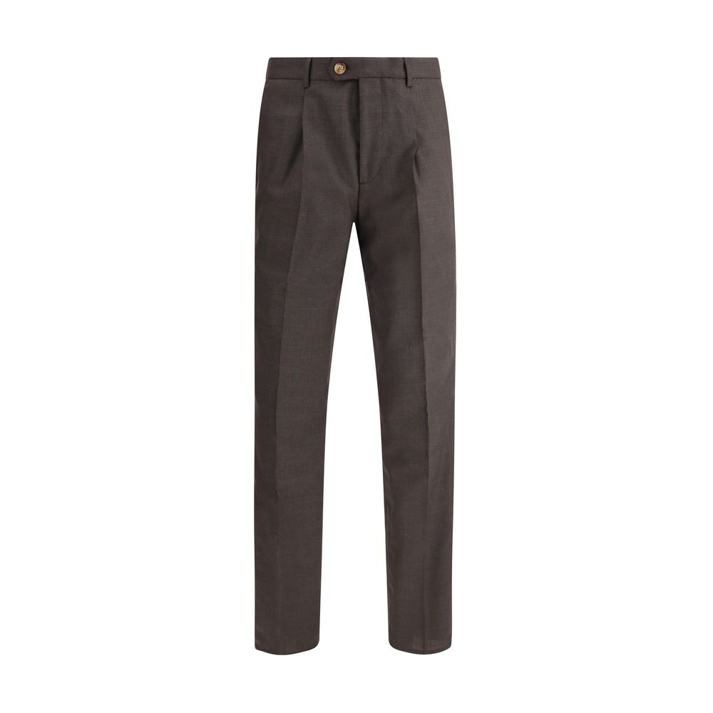 Brunello Cucinelli Pantalones de lana virgen