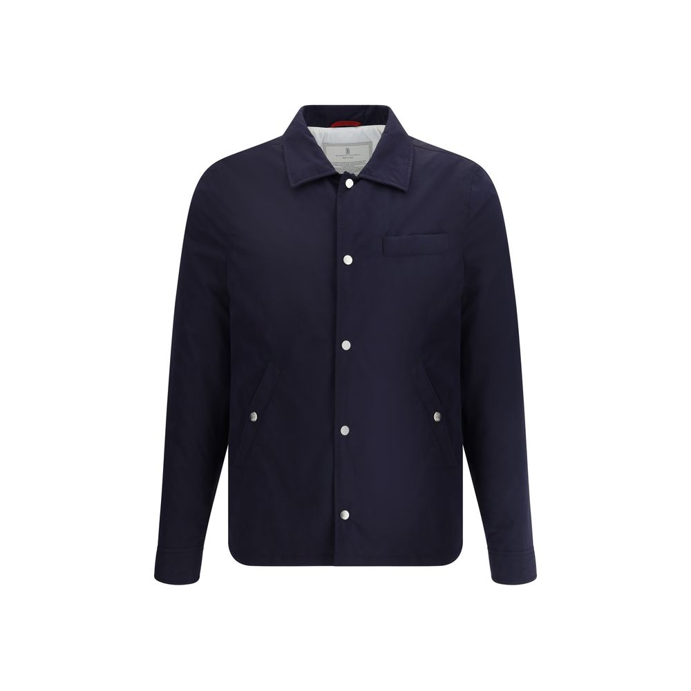 Chaqueta impermeable tipo camisa Brunello Cucinelli