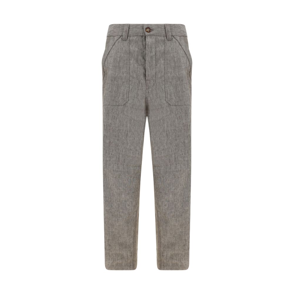 Brunello Cucinelli Pantalones De Lino