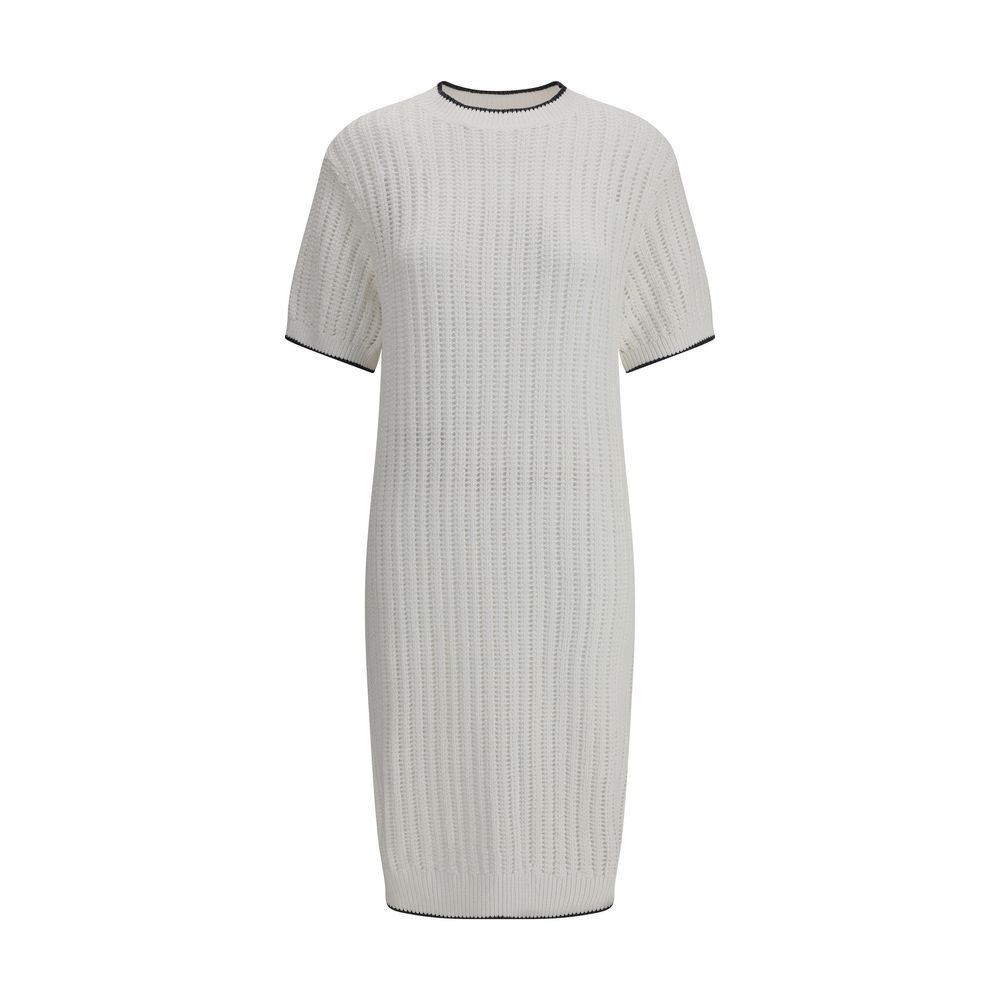 Brunello Cucinelli Vestido midi de punto