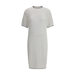 Brunello Cucinelli Vestido midi de punto