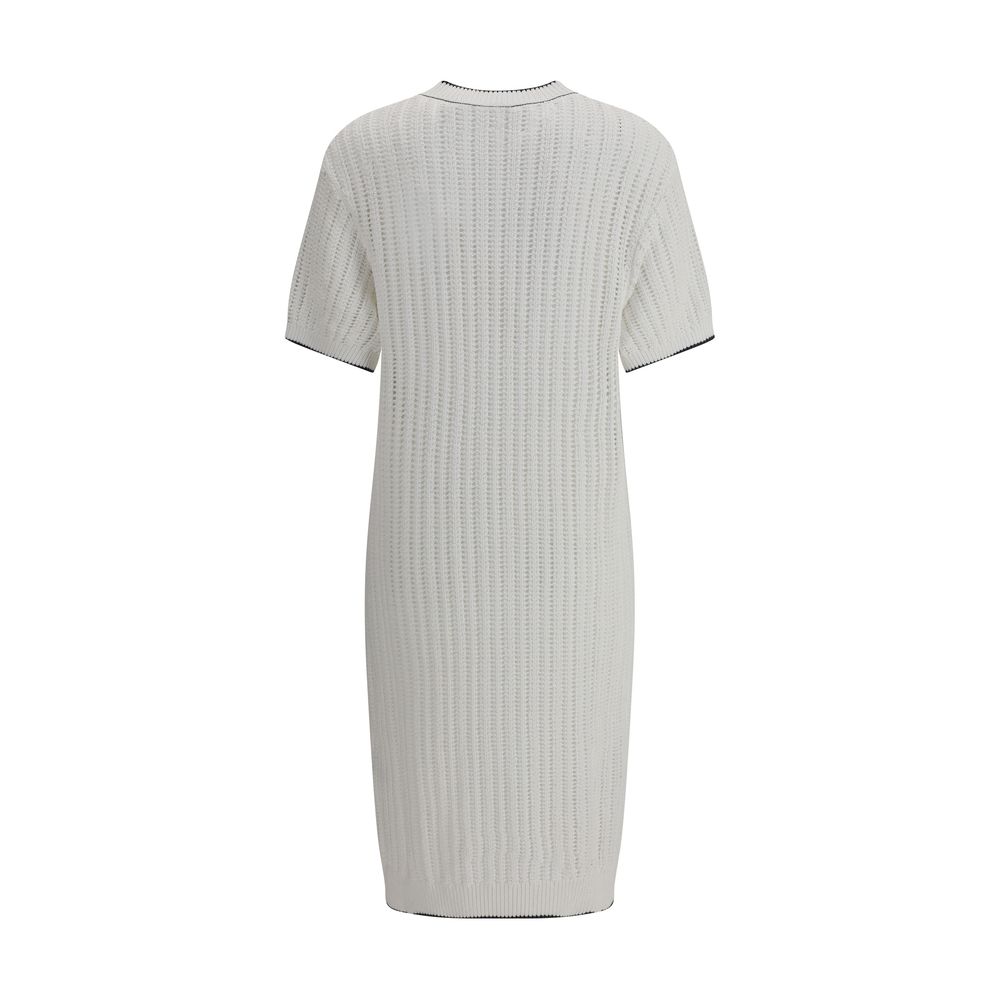 Brunello Cucinelli Vestido midi de punto