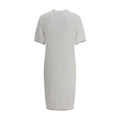 Brunello Cucinelli Vestido midi de punto
