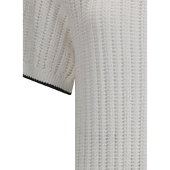 Brunello Cucinelli Vestido midi de punto