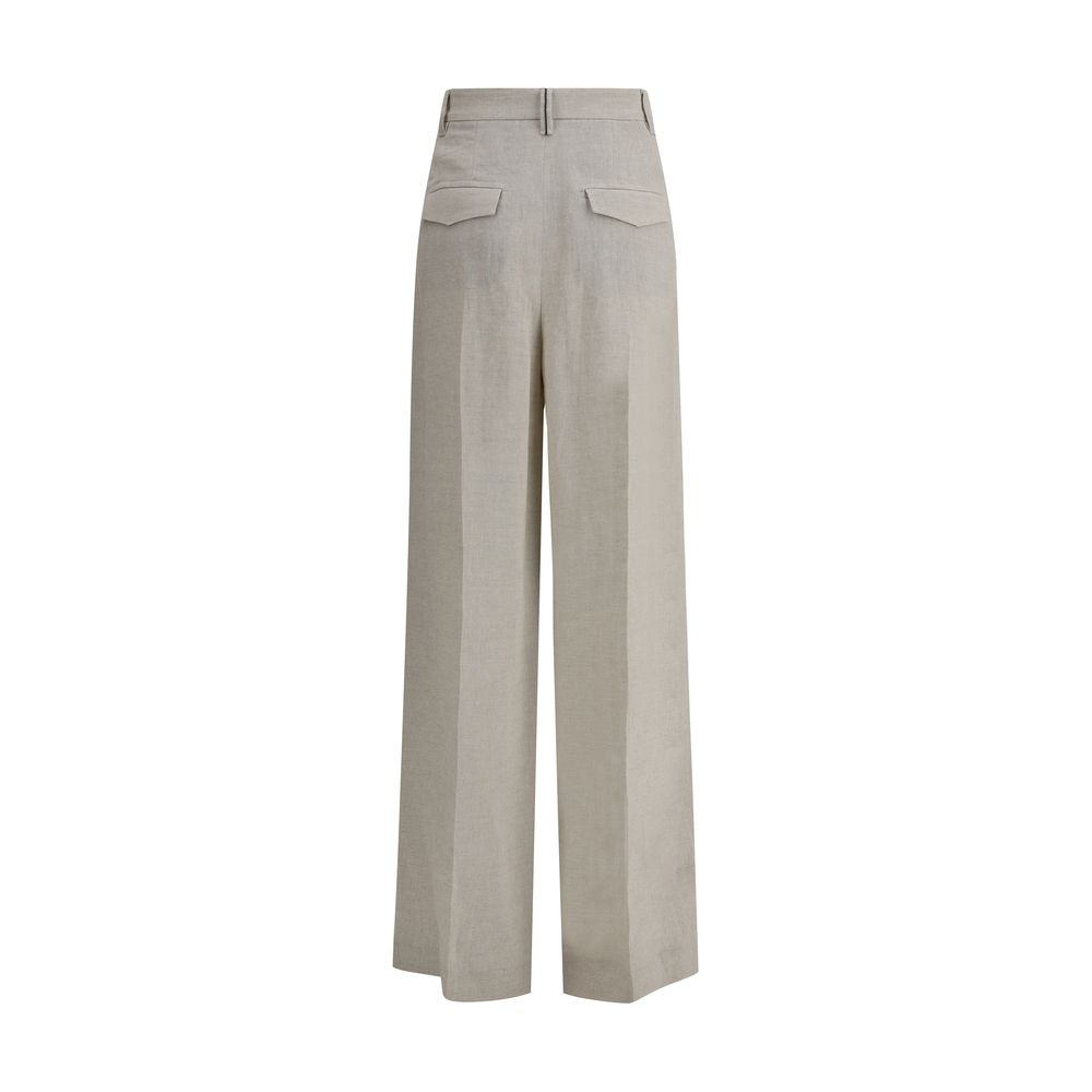 Brunello Cucinelli Pantalones De Lino