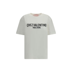 Camiseta de algodón con el logotipo de Valentino