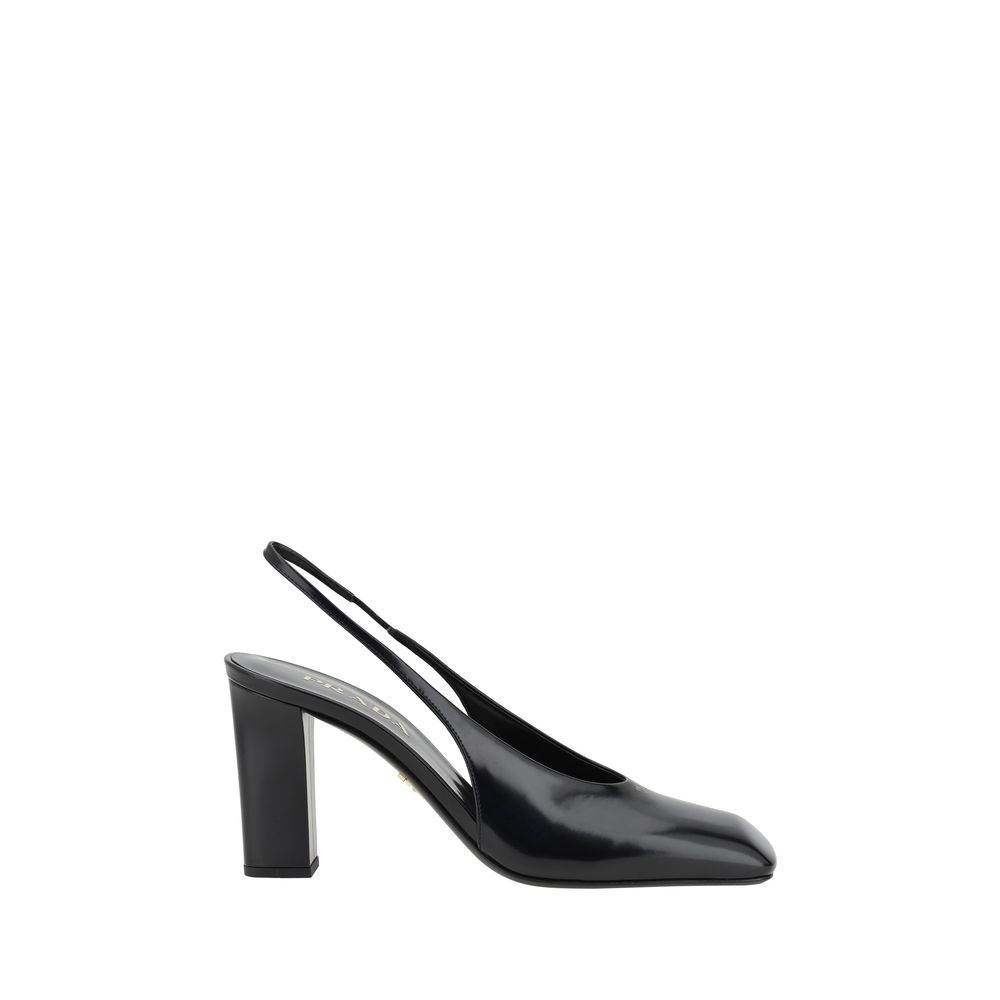 Zapatos de salón Prada de piel de becerro negra