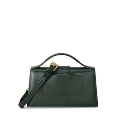 Bolso de hombro de piel verde Jacquemus